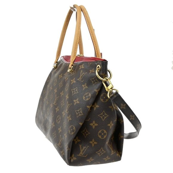 LOUIS VUITTON Pallas 2Way Shoulder Hand Bag Monogram Leather Red M41175 689KB448 - Picture 3 of 15